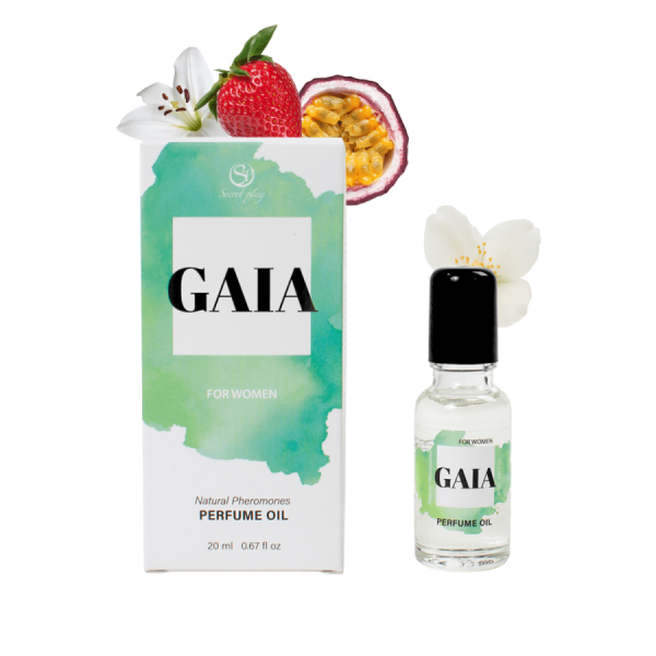 Huile parfumée Roll-on aux phéromones Gaia pour femme